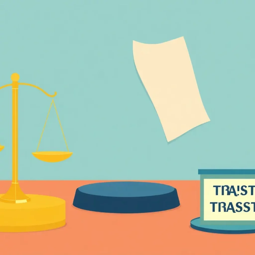 Conceptual representation of legal ethics and trust