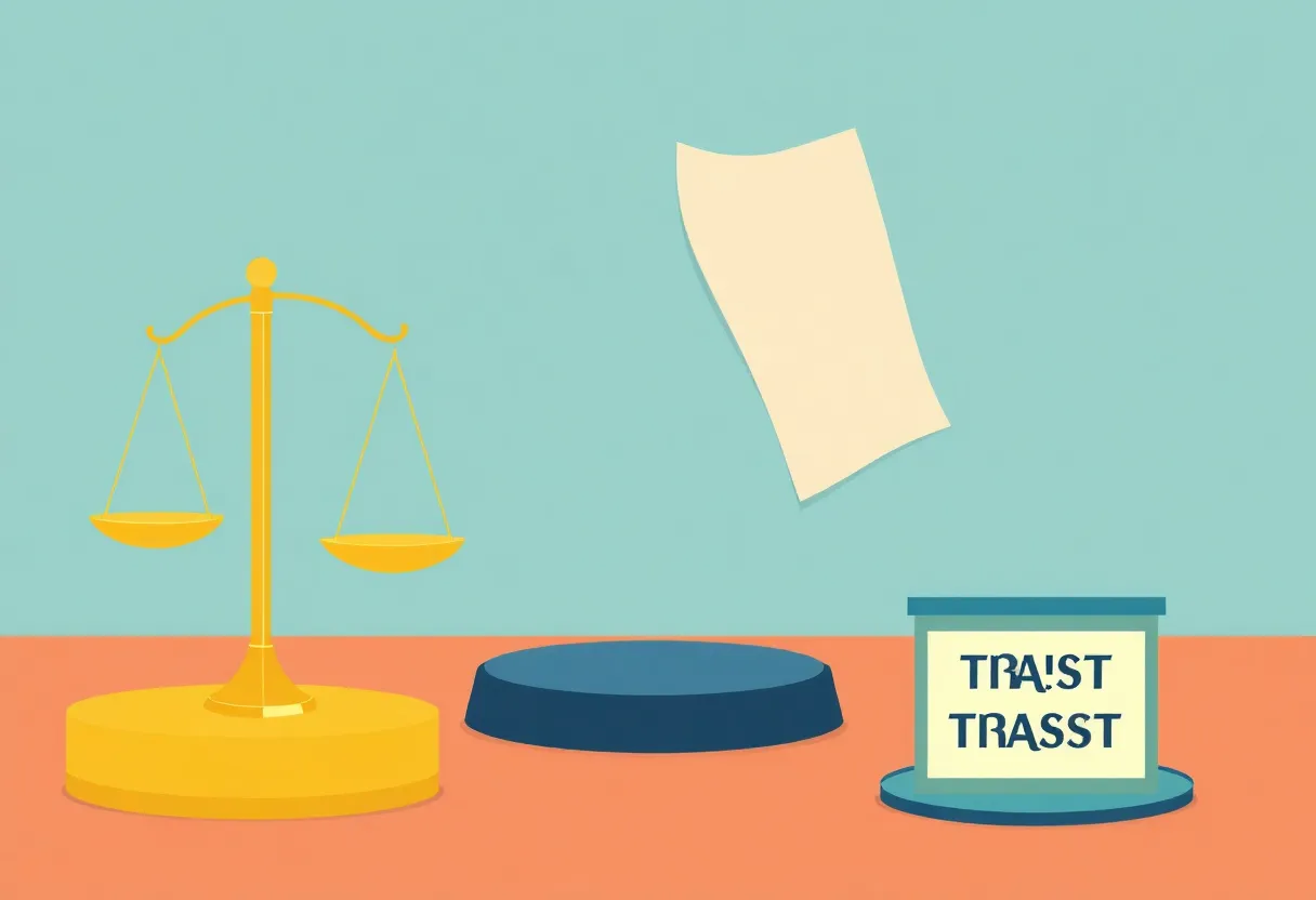 Conceptual representation of legal ethics and trust