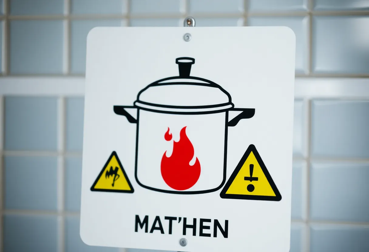 Warning about the dangers of pressure cookers