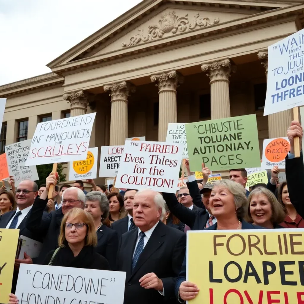 Former attorneys rallying in opposition to a U.S. Attorney nomination
