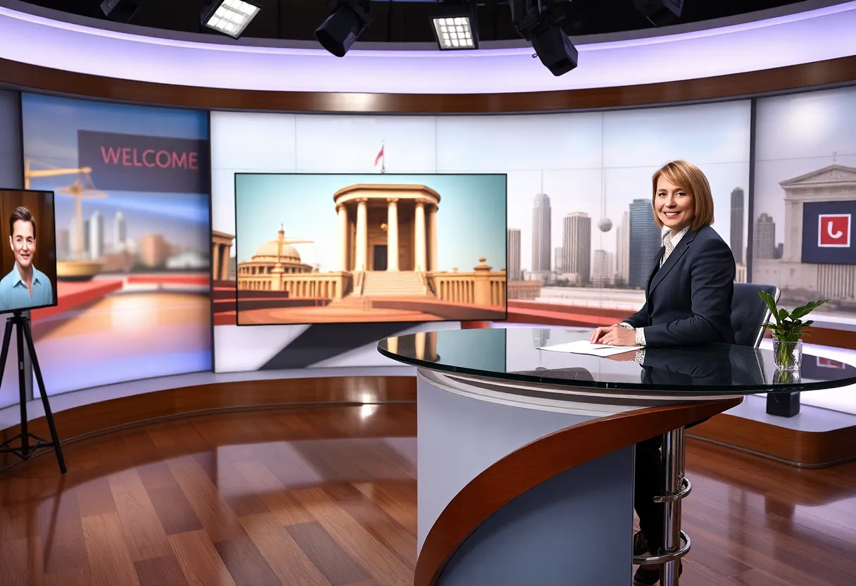 Local news segment on legal education
