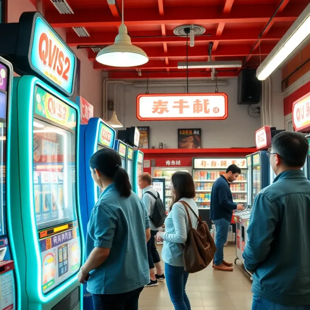 Customers enjoying skill games at a local convenience store in Virginia