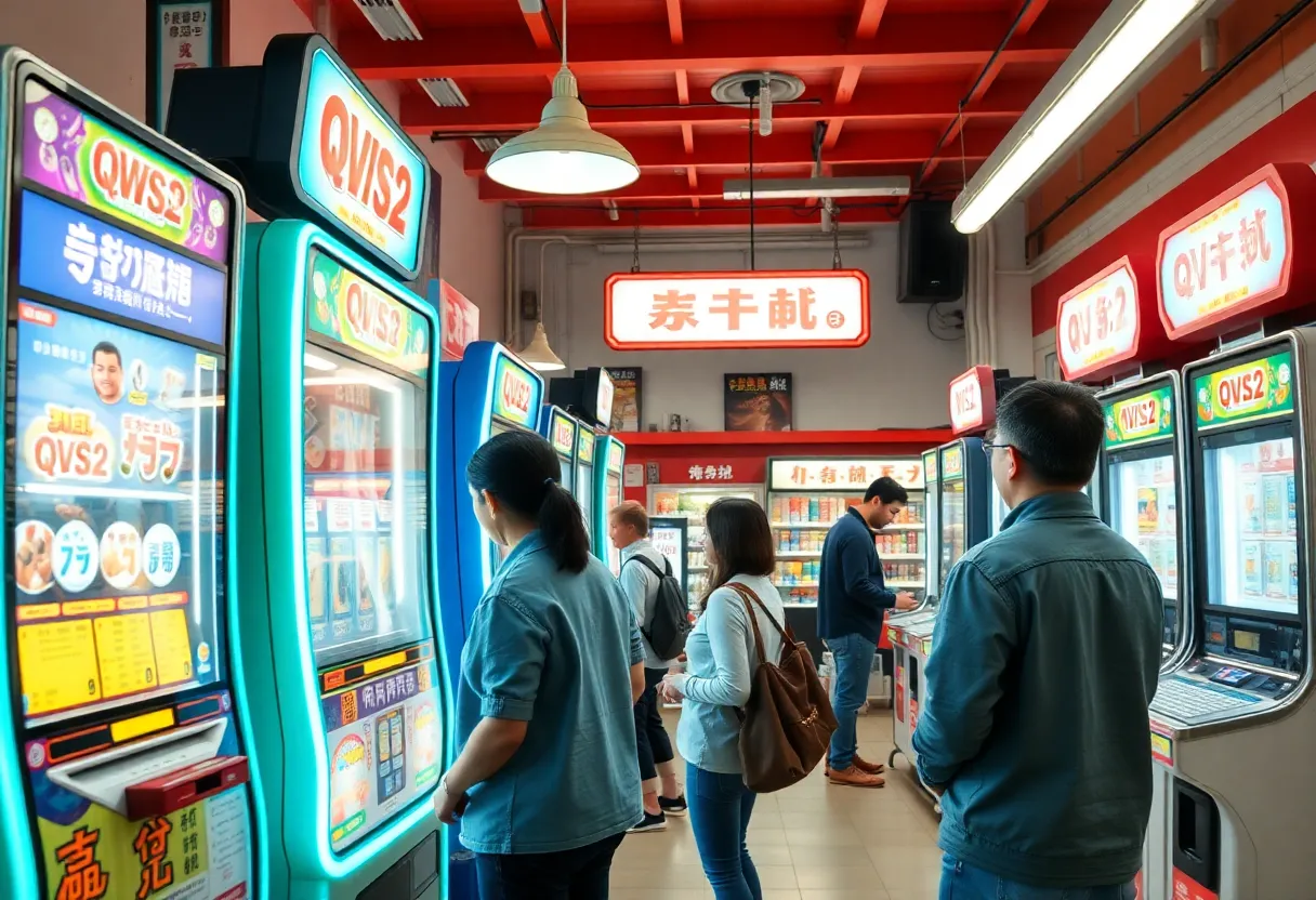 Customers enjoying skill games at a local convenience store in Virginia