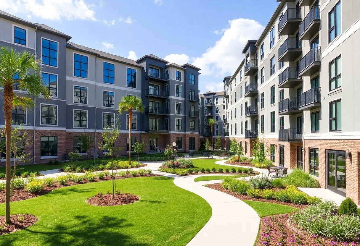 Modern affordable housing complex in Charleston