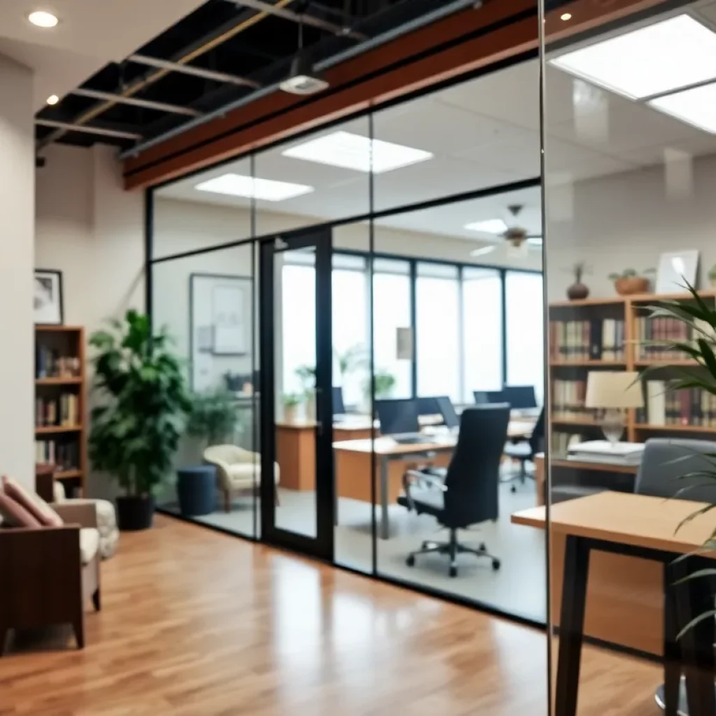 Interior of BANA LAW office reflecting professionalism and client-centered approach.