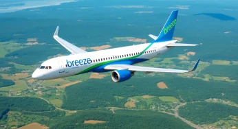 Breeze Airways Introduces Nonstop Flights from Charleston to Burlington