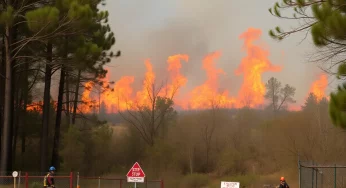 Brush Fires Prompt Evacuations in North and South Carolina
