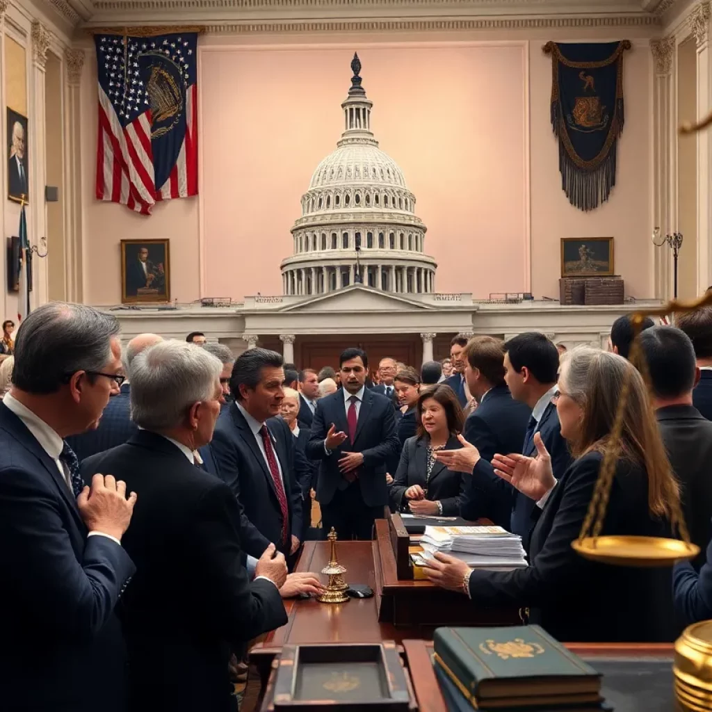 Capitol Hill lawmakers discussing the U.S. Attorney confirmation