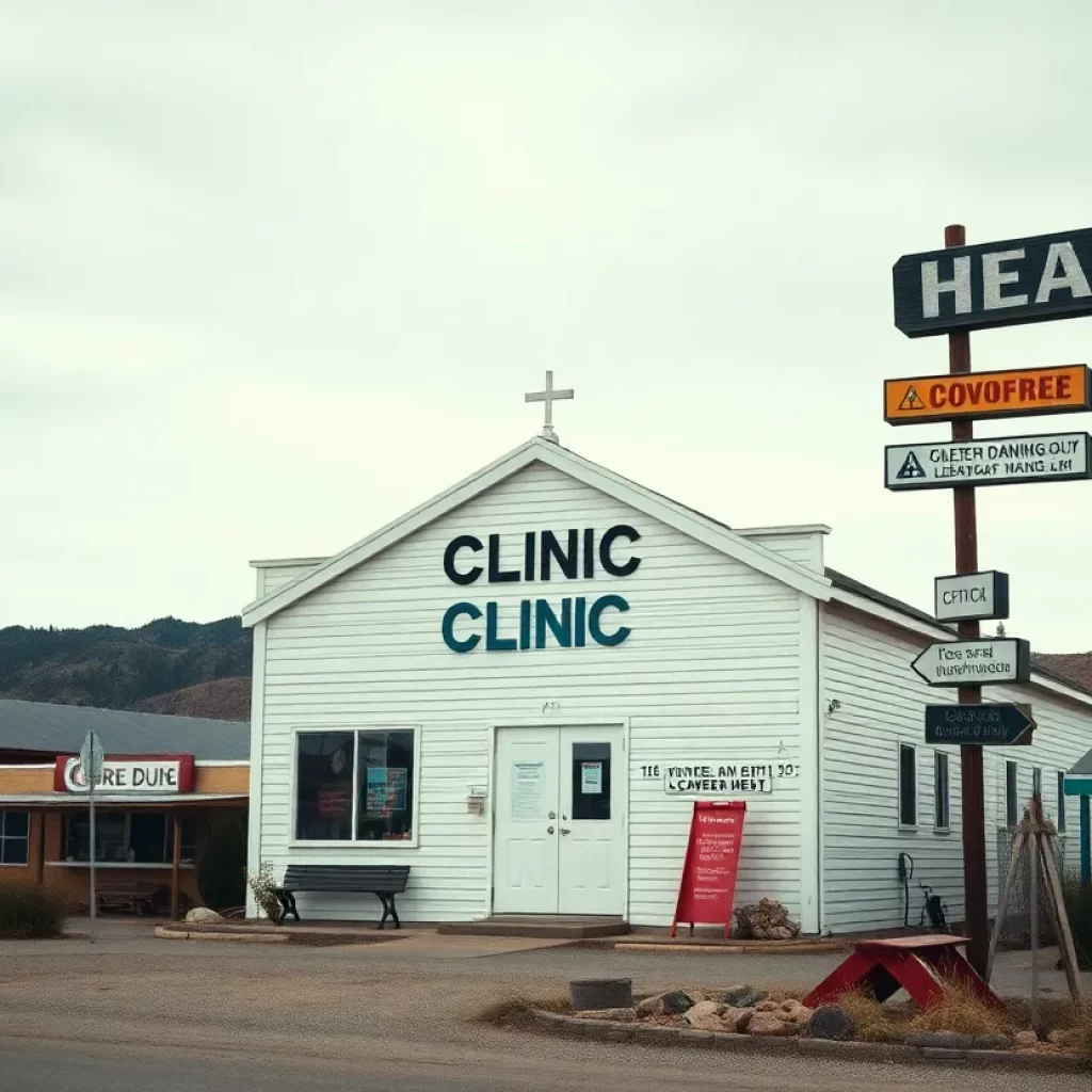 Closed CARD clinic in Libby, Montana