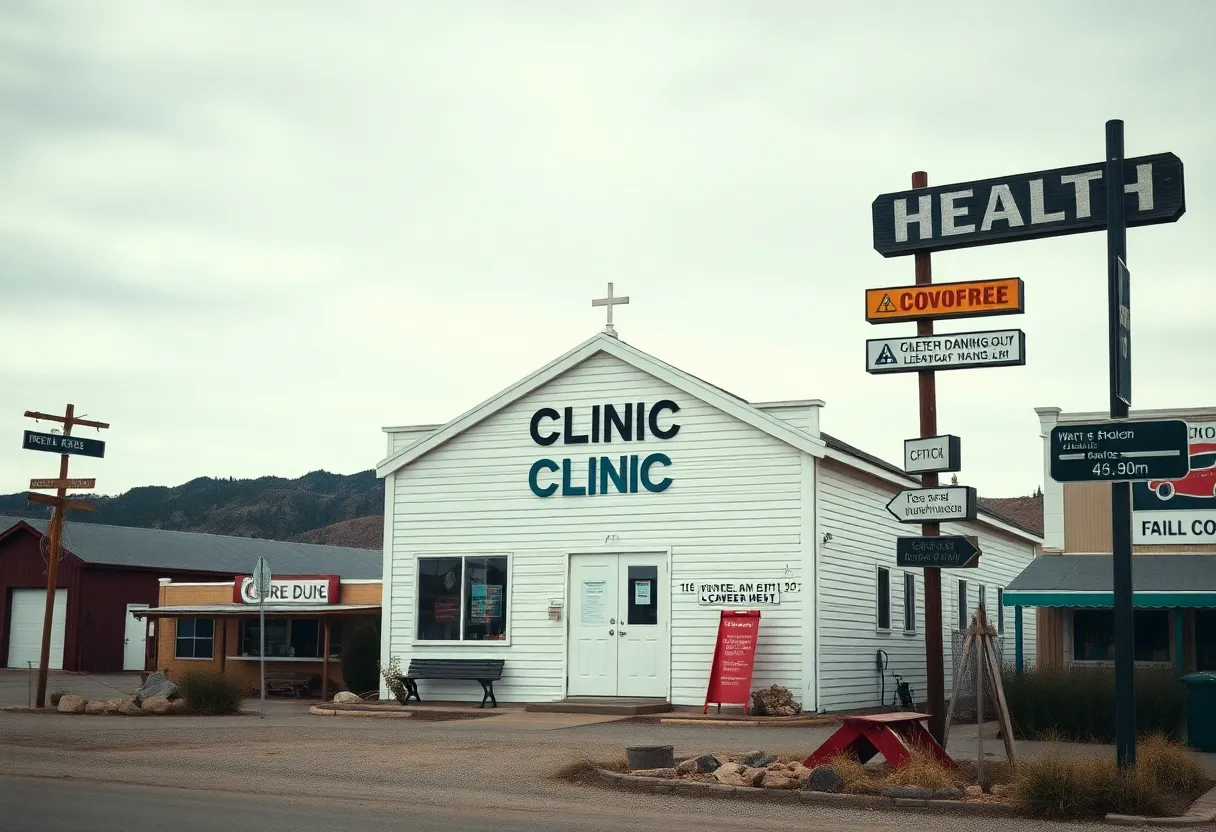 Closed CARD clinic in Libby, Montana