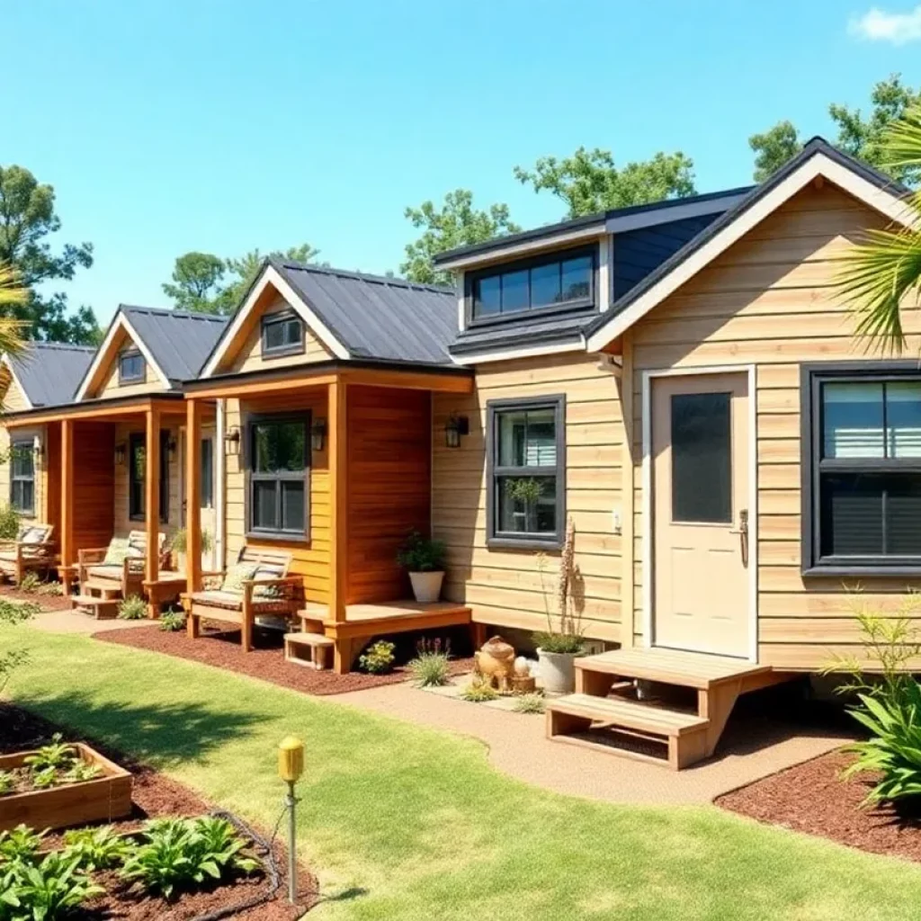 Tiny homes designed for affordable housing in Charleston