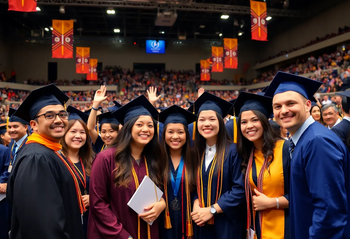 Graduation ceremony at the North Charleston venue