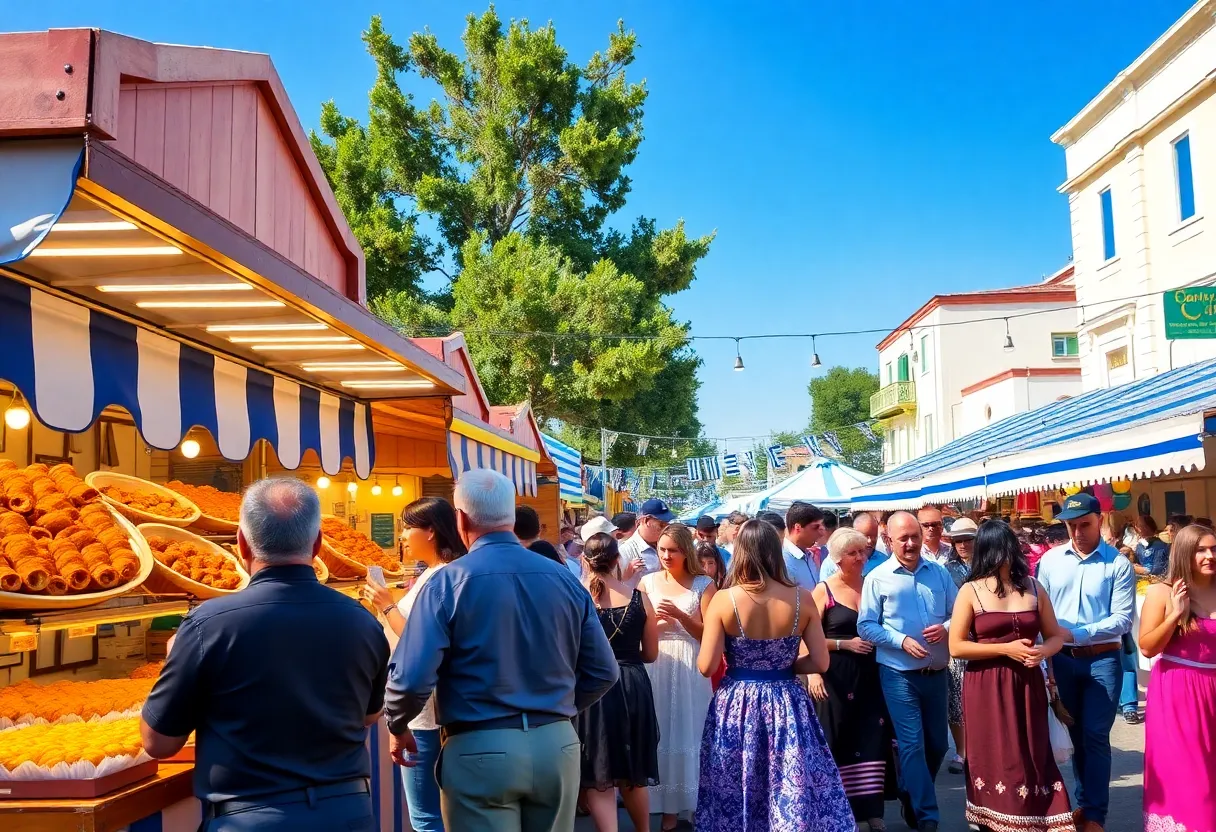 Festivals promoting Greek culture with food, music, and dance in Charleston.