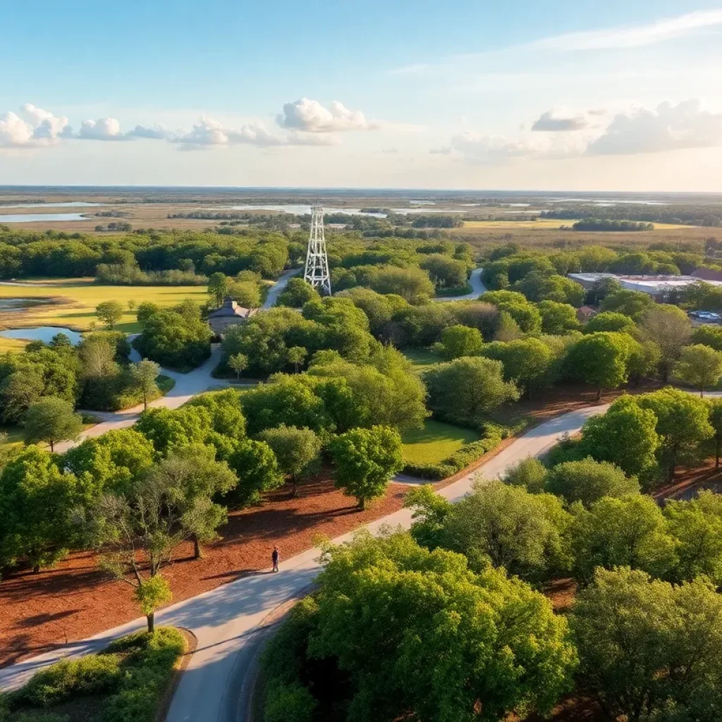 View of Charleston County's natural landscapes and green spaces for greenbelt projects.