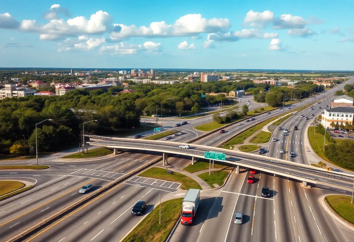 Traffic congestion in Charleston, South Carolina