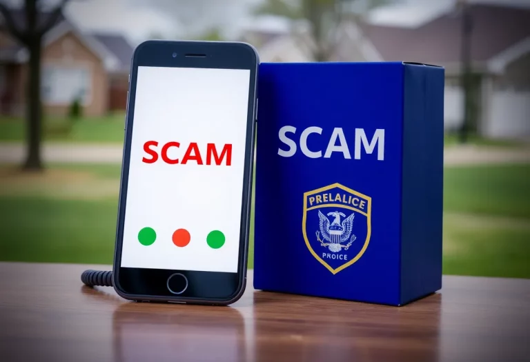 Graphic warning about Charleston scam calls