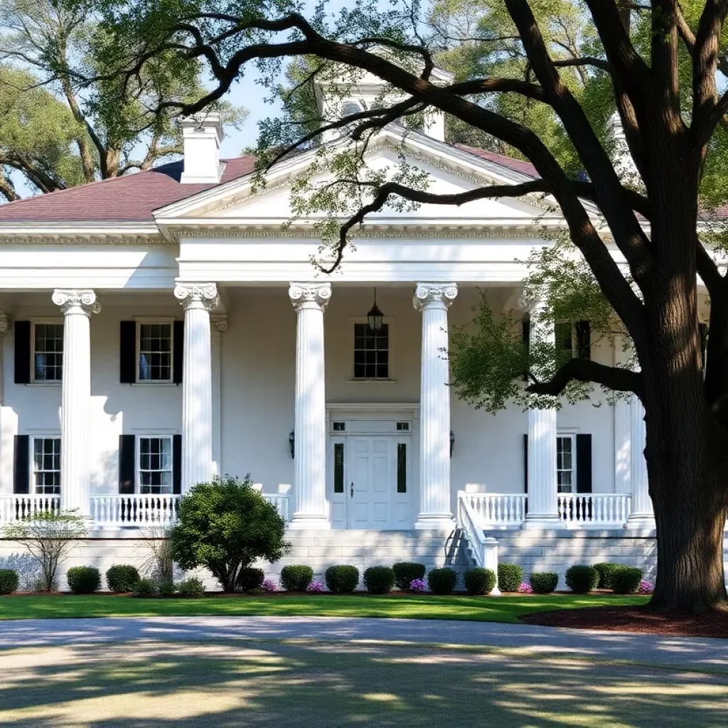 Exterior view of the Chisolm-Alston House