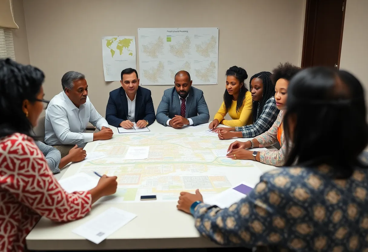 Leaders discussing affordable housing in Charleston
