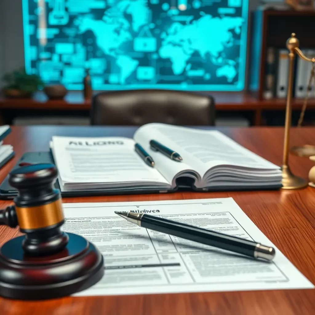 A modern law office focused on cybersecurity litigation.