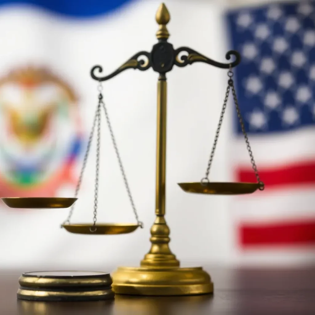 Abstract representation of due process in immigration