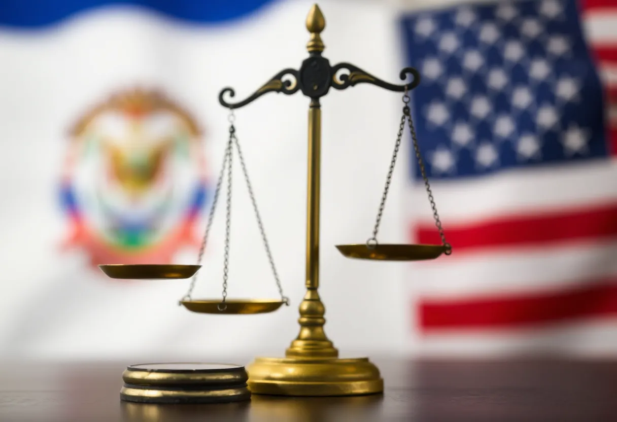 Abstract representation of due process in immigration