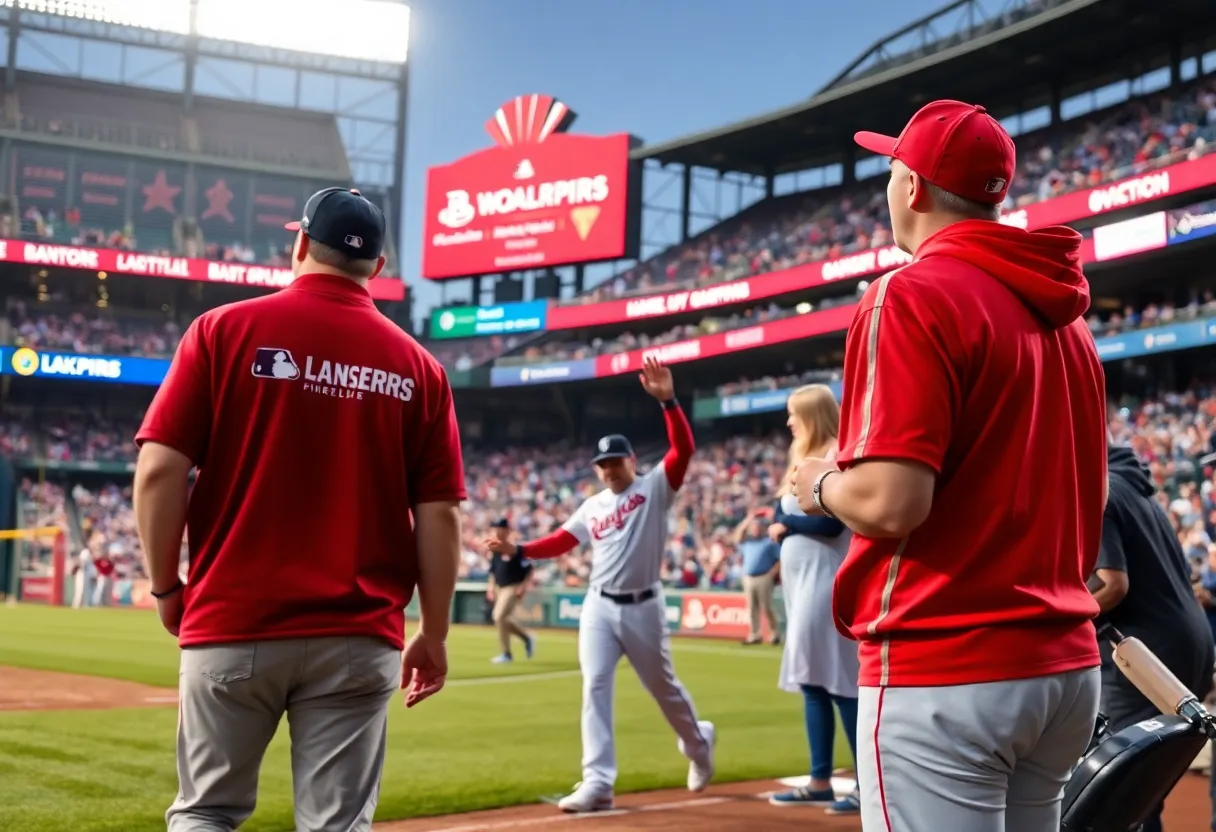 Grungo Law branding at Philadelphia Phillies stadium