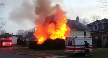 House Fire Claims Family Dog and Displaces Residents in North Charleston