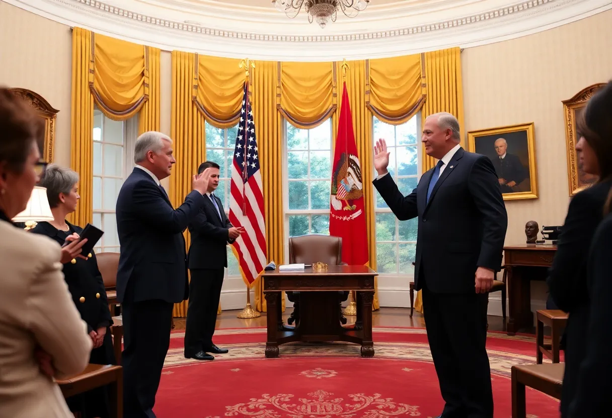 Swearing-in ceremony of Jeanine Pirro as U.S. Attorney