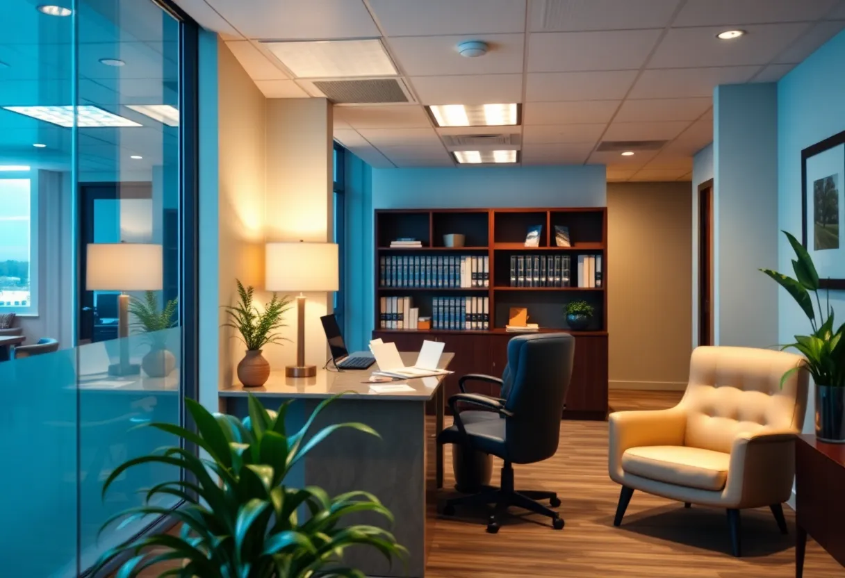 Legal office for personal injury law