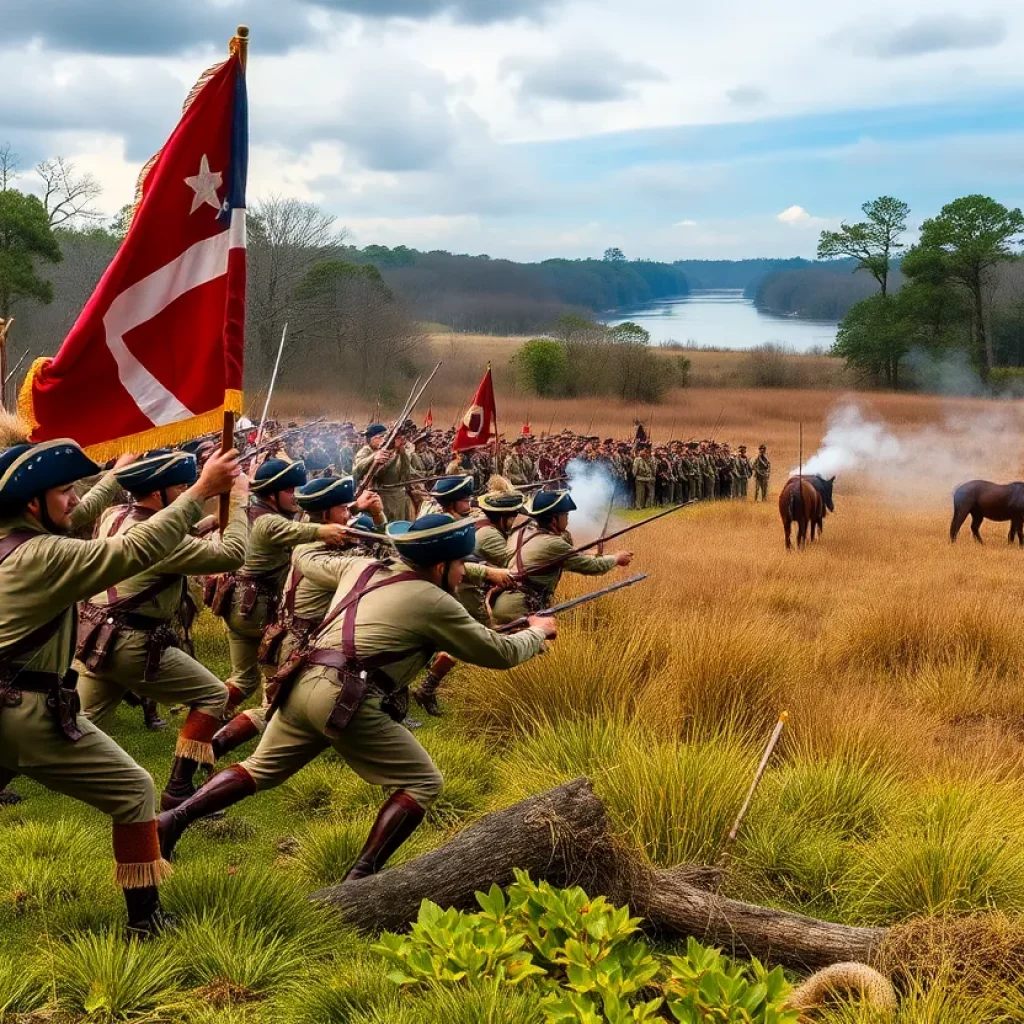 Scene from Ken Burns' American Revolution documentary preview