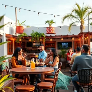 Guests enjoying drinks at King Street Hideout in Charleston