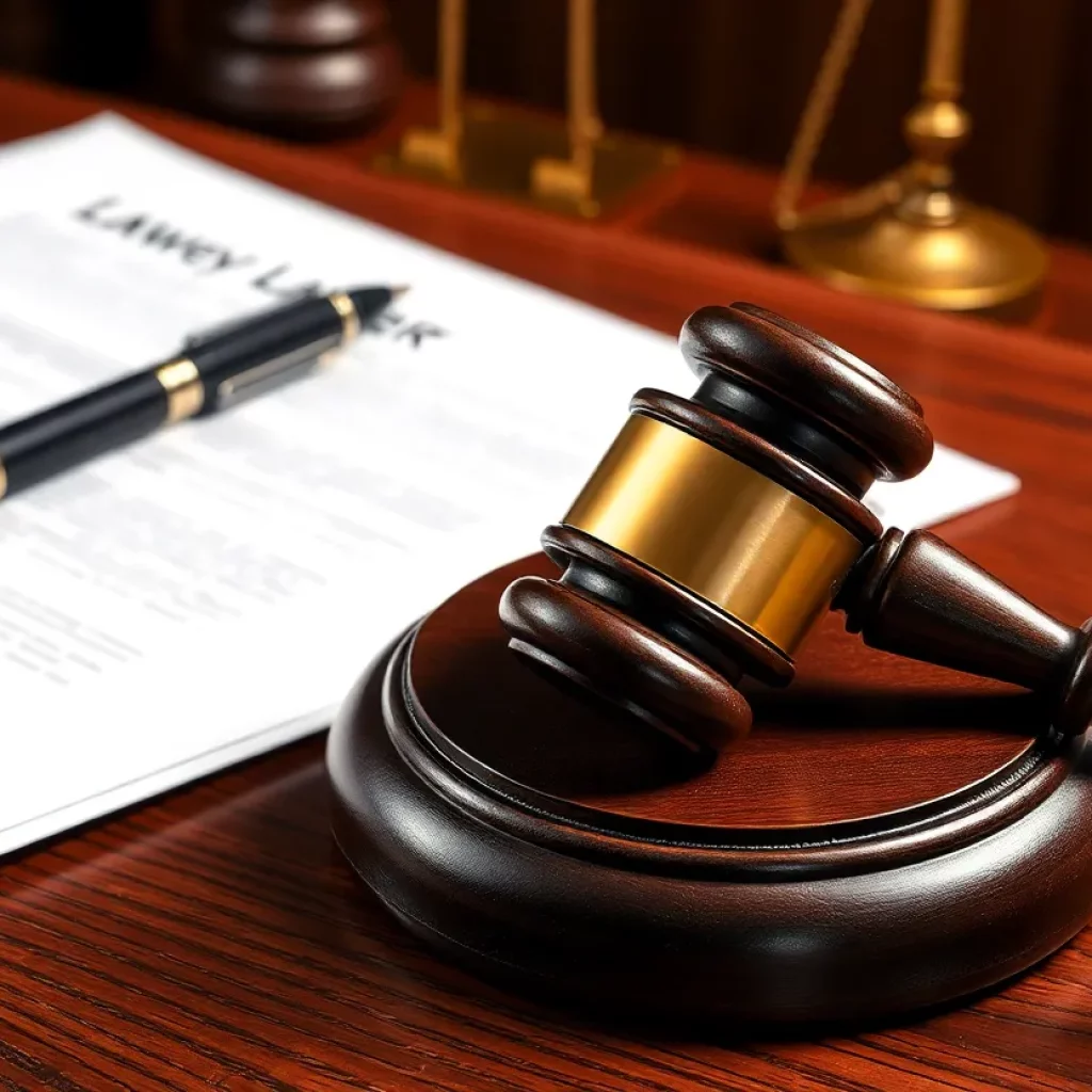 Courtroom scene illustrating legal investigations in the context of political tensions.