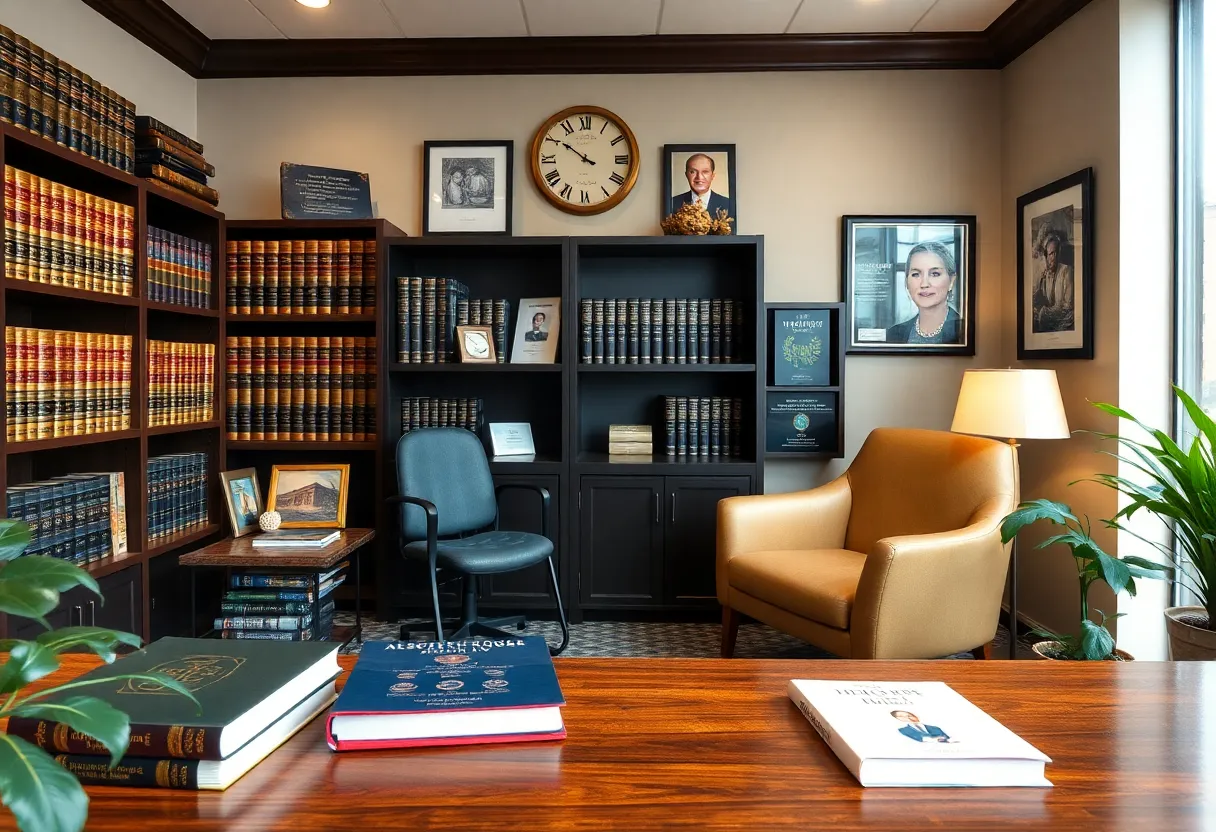 A comforting legal office dedicated to helping mesothelioma victims.