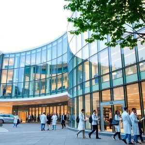 View of the MUSC Hollings Cancer Center showcasing its modern facilities.