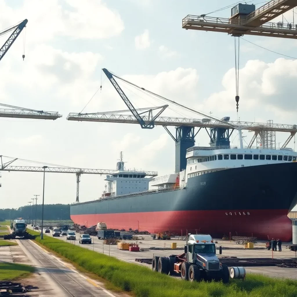 Newport News Shipbuilding Facility in Goose Creek