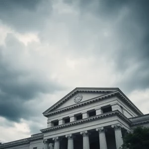 Courthouse building representing legal struggles