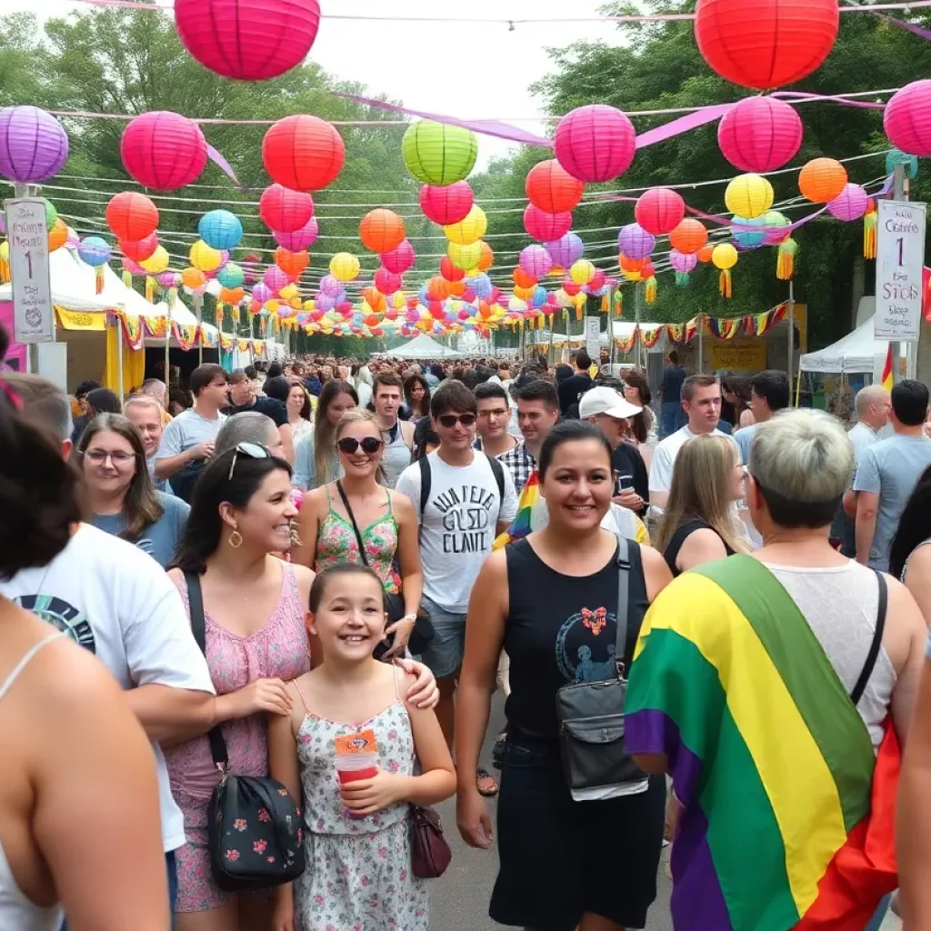 Celebration of diversity and inclusion at Park Circle Pride Festival