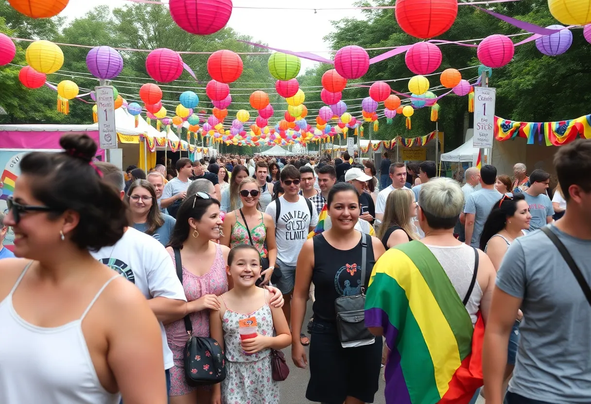 Celebration of diversity and inclusion at Park Circle Pride Festival