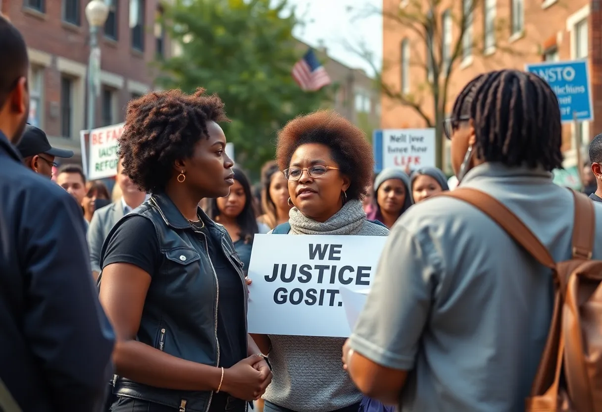 Community discussion on justice reform in Philadelphia