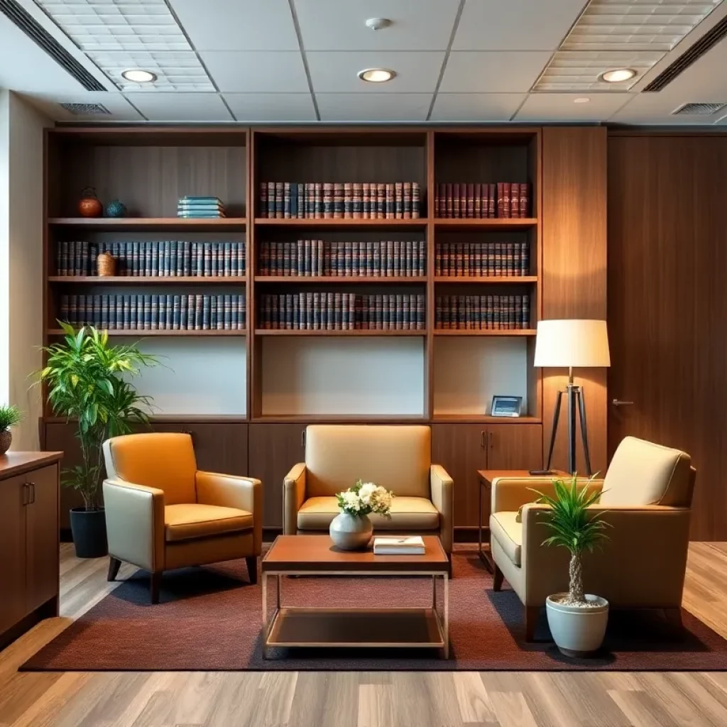 Interior of Roman Austin Car Accident and Personal Injury Lawyers office