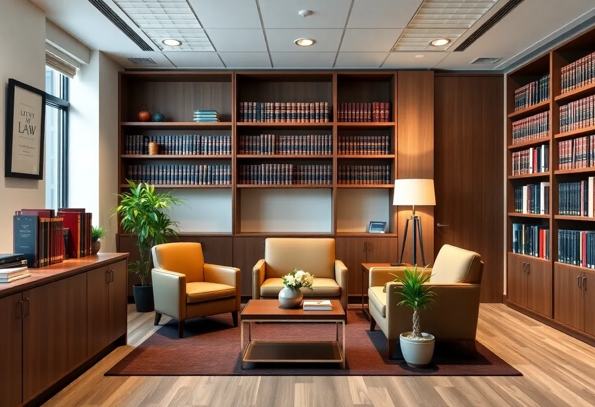 Interior of Roman Austin Car Accident and Personal Injury Lawyers office
