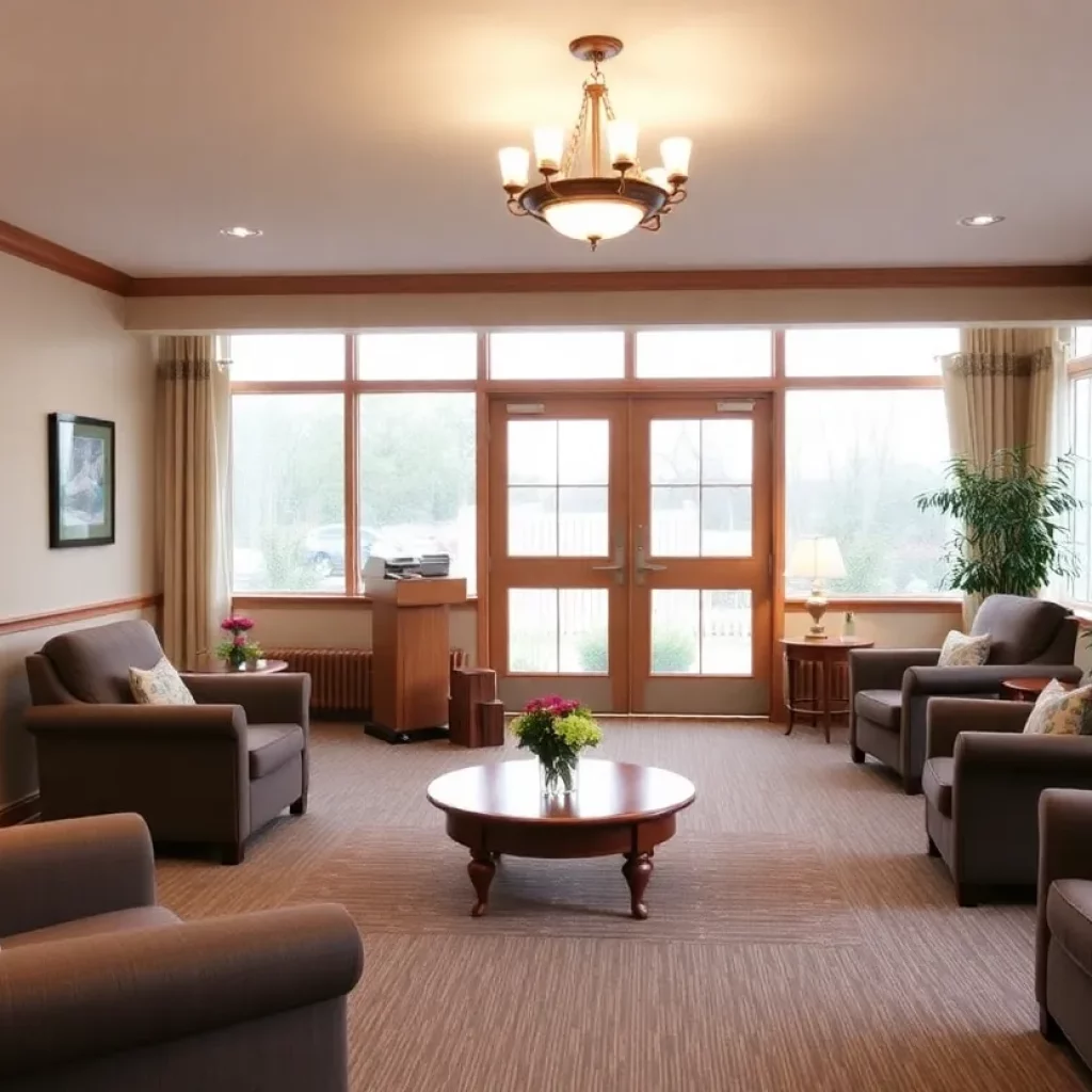 Interior of the Schulze Family Foundation Hope Lodge in Charleston