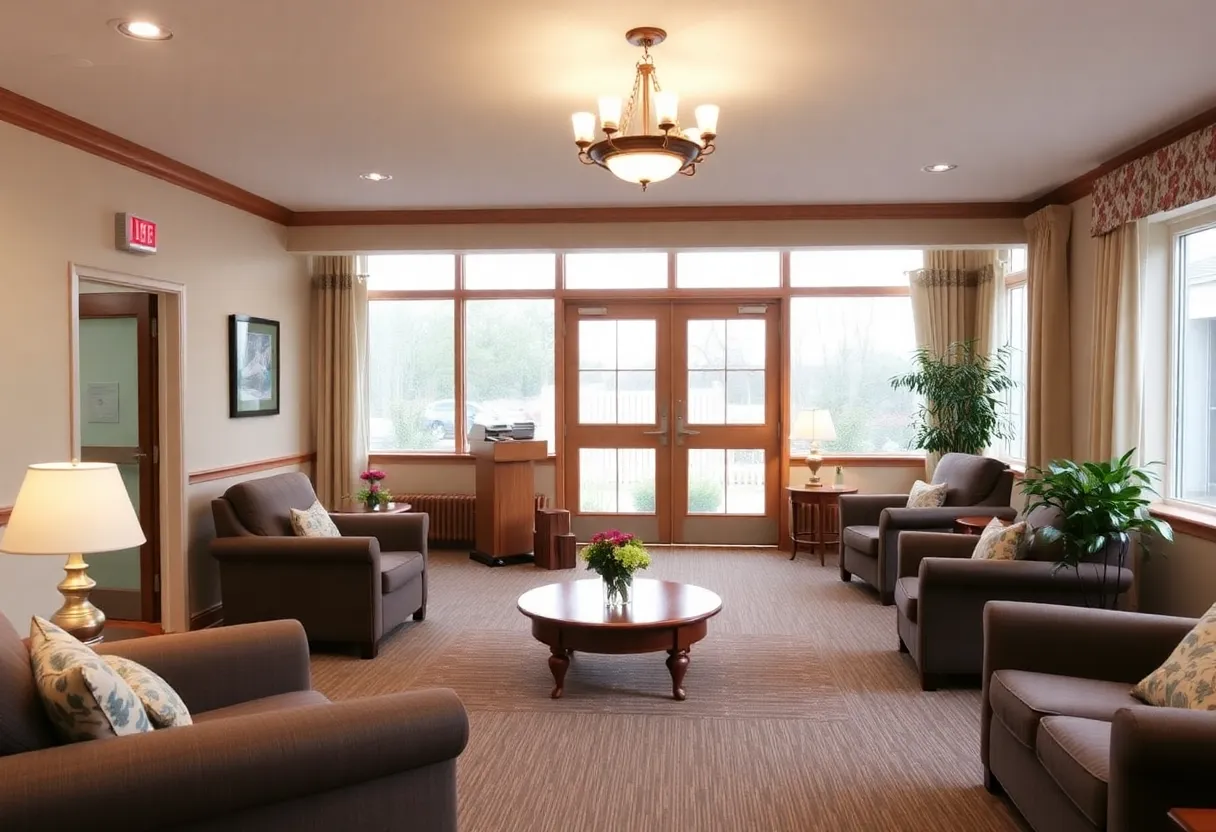 Interior of the Schulze Family Foundation Hope Lodge in Charleston