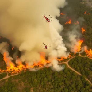 South Carolina Wildfires Landscape