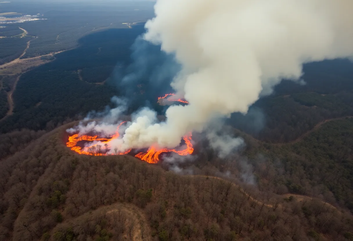 South Carolina Wildfires Landscape