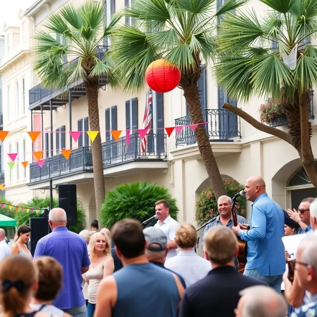 Outdoor performance at the Spoleto Festival USA in Charleston