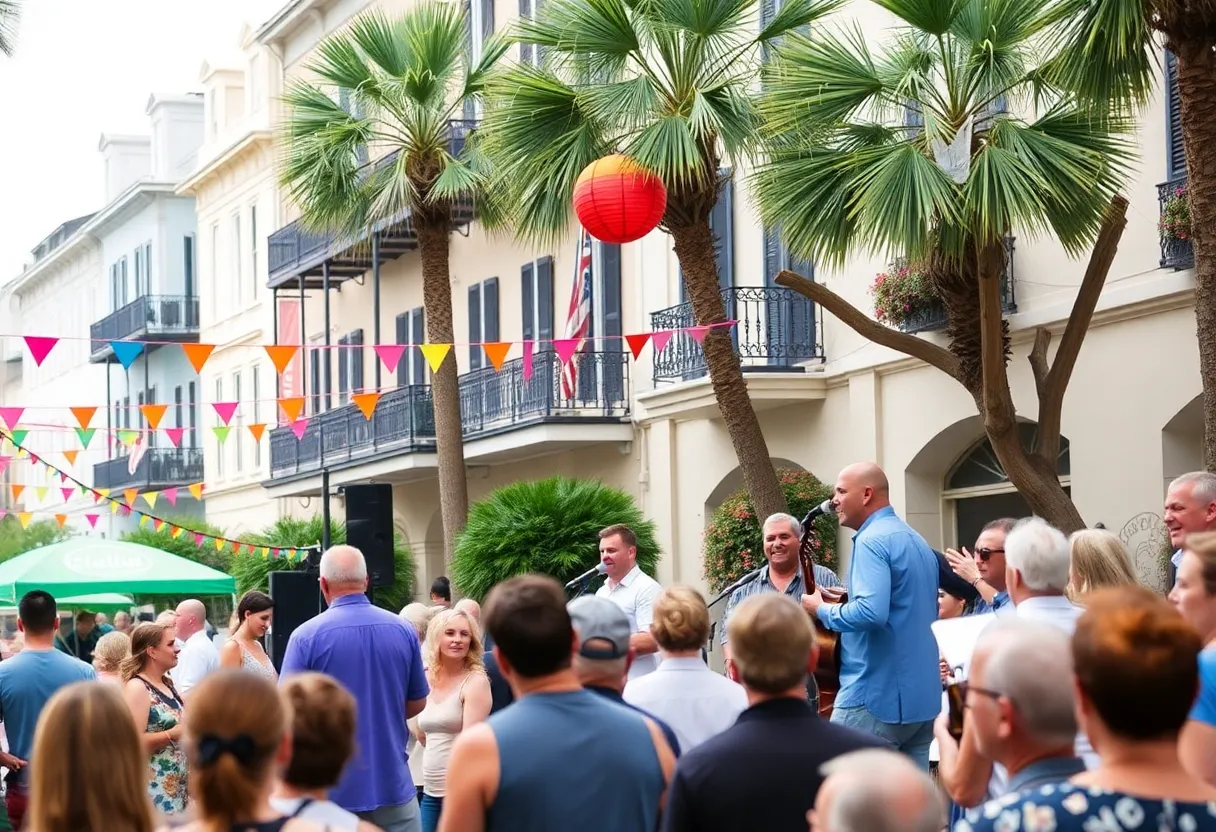 Outdoor performance at the Spoleto Festival USA in Charleston