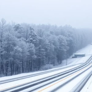 Winter Storm in South Carolina