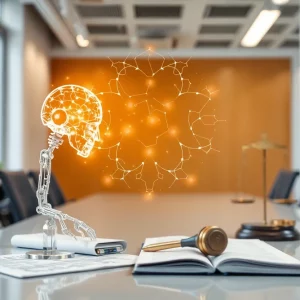Illustration of AI impacting personal injury claims process