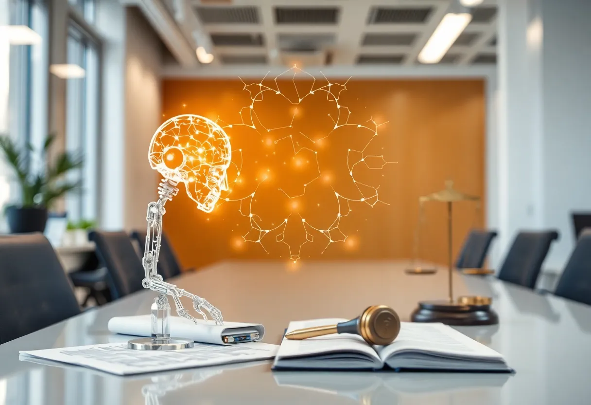 Illustration of AI impacting personal injury claims process